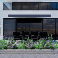 Toldo Retractil Manual Gris de Exterior DONNA GARDEN 395X300 Cm
