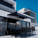 TOLDO RETRACTIL MANUAL GRIS DE EXTERIOR DONNA GARDEN 395X300 CM