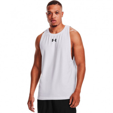 Under Armour Camiseta sin mangas de algod&oacute;n Baseline 1361901-100