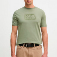 Camiseta con Logo en Contraste  KARL LAGERFELD JEANS