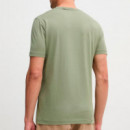 Camiseta con logo en contraste