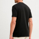 Camiseta con monograma de manga corta