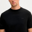 Camiseta con monograma de manga corta