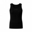 Camiseta sin mangas con logo