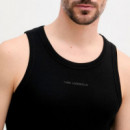 Camiseta sin mangas con logo