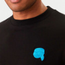 Camiseta de manga corta y cuello redondo