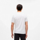 Camiseta con parche con logotipo