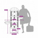 Pet Rebels Rascador Catharina Capuchino 160 Cm  PETREBELS