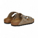 Pala 2 Hebillas Tachas Beige  BIRKENSTOCK