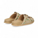 PALA 2 HEBILLAS+PIEDRAS RAFIA BEIGE