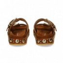 PALA 2 HEBILLAS+TACHAS ANTE CUERO