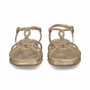 SANDALIA STRASS BRONCE