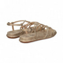 SANDALIA STRASS BRONCE