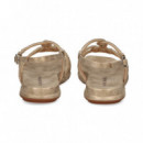 SANDALIA STRASS BRONCE