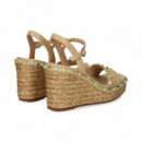 CARMELITA CUNA+PIEDRAS PIEL BEIGE