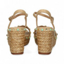 CARMELITA CUNA+PIEDRAS PIEL BEIGE