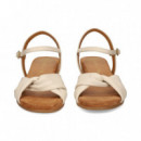 SANDALIA CRUZADA PIEL HIELO