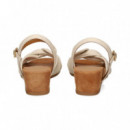 SANDALIA CRUZADA PIEL HIELO