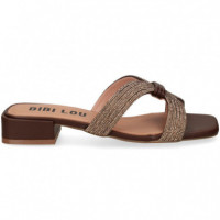 Pala+aplique Strass + Marron  BIBI LOU