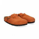 Zueco Hebilla ante Naranja  BIRKENSTOCK