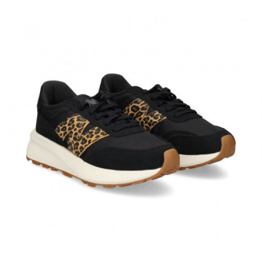 DEPORTIVO N LEOPARDO ANTE+MALLA NEGRO