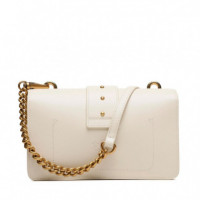 Bandolera Mini Love One Blanca PINKO para Mujer