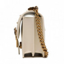 Bandolera Mini Love One Blanca PINKO para Mujer