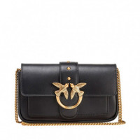 Bolso Pocket Love Bag One Negro PINKO Mujer