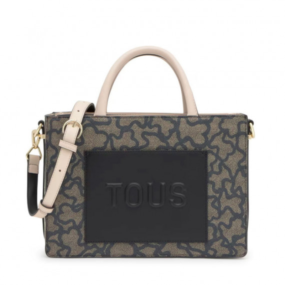 Bolso Shopping Mediano Amaya Kaos Icon Negro de TOUS