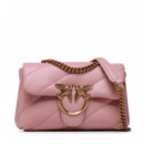 Bandolera Love Puff Mini Cl Sheep Nappa  PINKO