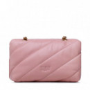 Bandolera Love Puff Mini Cl Sheep Nappa  PINKO