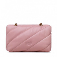 Bandolera Love Puff Mini Cl Sheep Nappa  PINKO