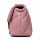 Bandolera Love Puff Mini Cl Sheep Nappa  PINKO