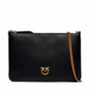 Bandolera Flat Classic Vitello Seta  PINKO