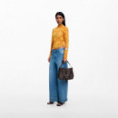 Bolso Efecto Piel Hebilla Mediano  DESIGUAL