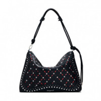 Bolso Efecto Piel Troquelado Mediano  DESIGUAL