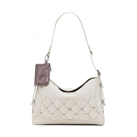 Bolso Mano Patch Tachuelas Mediano  DESIGUAL