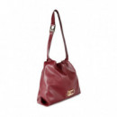 Bolso Shopper Efecto Piel con Logo Lc Ovalado  LOLA CASADEMUNT