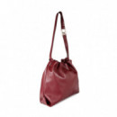 Bolso Shopper Efecto Piel con Logo Lc Ovalado  LOLA CASADEMUNT