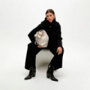 Bolso Shopper Efecto Piel con Logo Lc Ovalado  LOLA CASADEMUNT