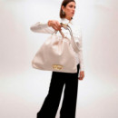 Bolso Shopper Efecto Piel con Logo Lc Ovalado  LOLA CASADEMUNT