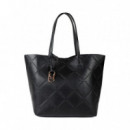 Bolso Shopper Monograma Rombos con Logo  LOLA CASADEMUNT