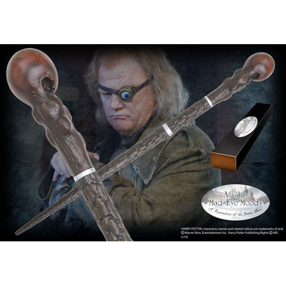 Varita Mágica Alastor Mad-eye Moody Harry Potter  NOBLE COLLECTION