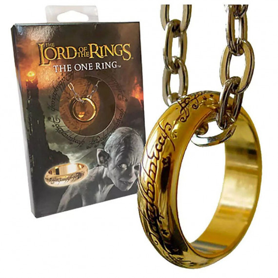 Réplica Anillo único el Señor de los Anillos (bañado en Oro)  NOBLE COLLECTION