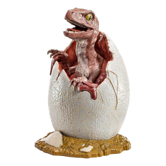 Figura Raptor Saliendo el Huevo  Jurassic Park  NOBLE COLLECTION