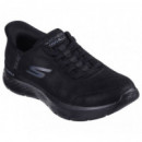 Tenis para Caminar Skechers Negros