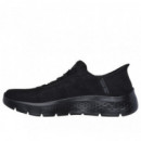 Tenis para Caminar Skechers Negros