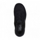 Tenis para Caminar Skechers Negros