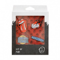 Set 4 Pins The Rolling Stones  GRUPO ERIK