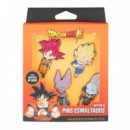 Set 4 Pins Dragon Ball Super  GRUPO ERIK